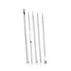 HAKIDZEL Silver Blackhead Extraction Needle with Mirror Facial Cleansing Tool Kit for Pore Care and Blemish Removal with Portable Storage Case view 1