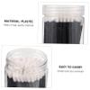 Beatifufu 100pcs Disposable Lip Brush Makeup Tool Plastic Applicator for Precise Lipstick and Gloss Application Travel-friendly Black Makeup Accessory for Professional and Home Use view 3
