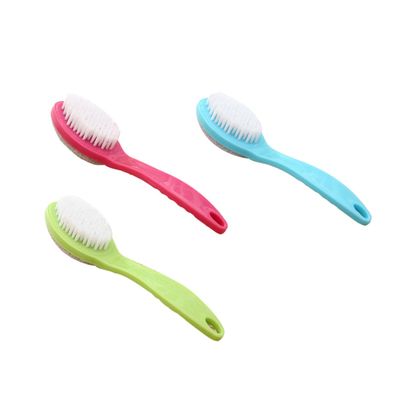PLAFOPE 3Pcs Multifunctional Pedicure Scrubber Feet Files Callus Removing Tool with Dual-Sided Natural Pumice Stone for Dead Skin Removal Ergonomic Design in Rosy Blue Green