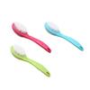 PLAFOPE 3Pcs Multifunctional Pedicure Scrubber Feet Files Callus Removing Tool with Dual-Sided Natural Pumice Stone for Dead Skin Removal Ergonomic Design in Rosy Blue Green view 1