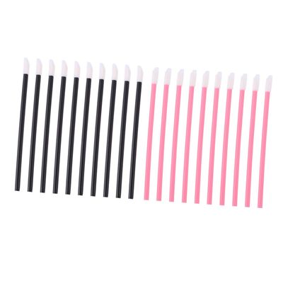 Beatifufu 300 Pcs Portable Lip Brush for Women Makeup Tools Lipstick and Mascara Applicators with Inclined Design Lightweight and Compact for Eyelash Cleaning Eye Shadow Lipstick Application