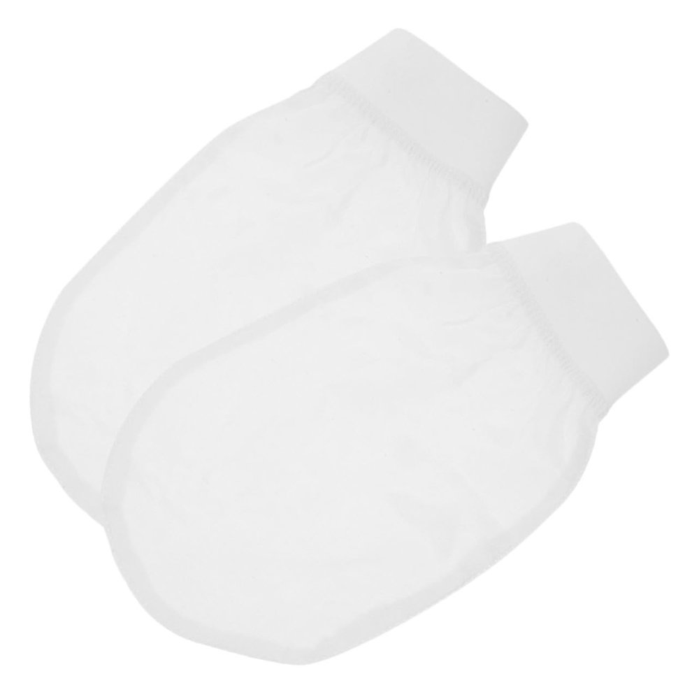 Beatifufu 2Pcs Portable Exfoliating Shower Gloves Soft Artificial Fiber Bath Mittens for Full Body Skin Cleansing Dead Skin Removal Comfortable and Lightweight for Home Hotel and Dormitory