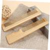 Mikinona 2Pcs Portable Beard Comb Small Pocket Styling Combs for Men S Mustache and Eyebrow Grooming Clean Natural Material Convenient Travel-friendly Hair Tools view 2