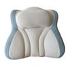 IWOWHERO Bath Tub Neck Pillow with Suction Cups Anti-Slip Breathable Spa Bath Pillow for Head Support Lightweight and Portable Bathtub Accessory Comfortable Relaxation for Soaking Tubs Blue view 1