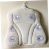 IWOWHERO Bath Tub Neck Pillow with Suction Cups Anti-Slip Breathable Spa Bath Pillow for Head Support Lightweight and Portable Bathtub Accessory Comfortable Relaxation for Soaking Tubs Blue view 3