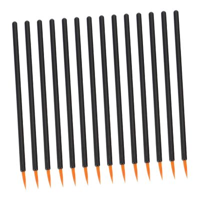 COOLHIYA 100pcs Eyeliner Brush Disposable Nylon Fiber Eyeliner Applicator Wands Lightweight Portable Eye Makeup Tools for Personal and Professional Use Random Color