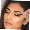 COOLHIYA 100pcs Eyeliner Brush Disposable Nylon Fiber Eyeliner Applicator Wands Lightweight Portable Eye Makeup Tools for Personal and Professional Use Random Color view 3