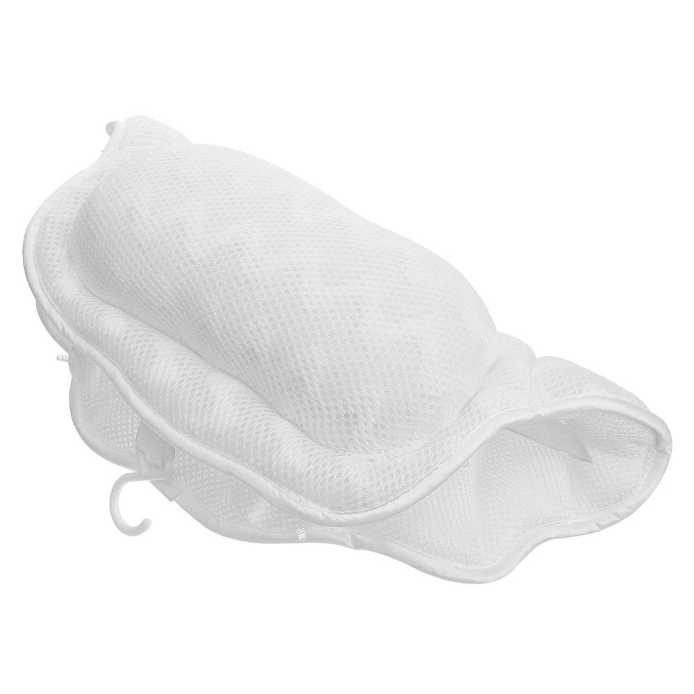 Beatifufu Splashproof Bath Tub Pillow with Suction Cups Lightweight Neck and Head Rest Cushion for Bathtub Spa and Travel and Clean Bathroom Pillow for Relaxing Soaks