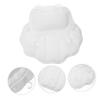 Beatifufu Splashproof Bath Tub Pillow with Suction Cups Lightweight Neck and Head Rest Cushion for Bathtub Spa and Travel and Clean Bathroom Pillow for Relaxing Soaks view 3