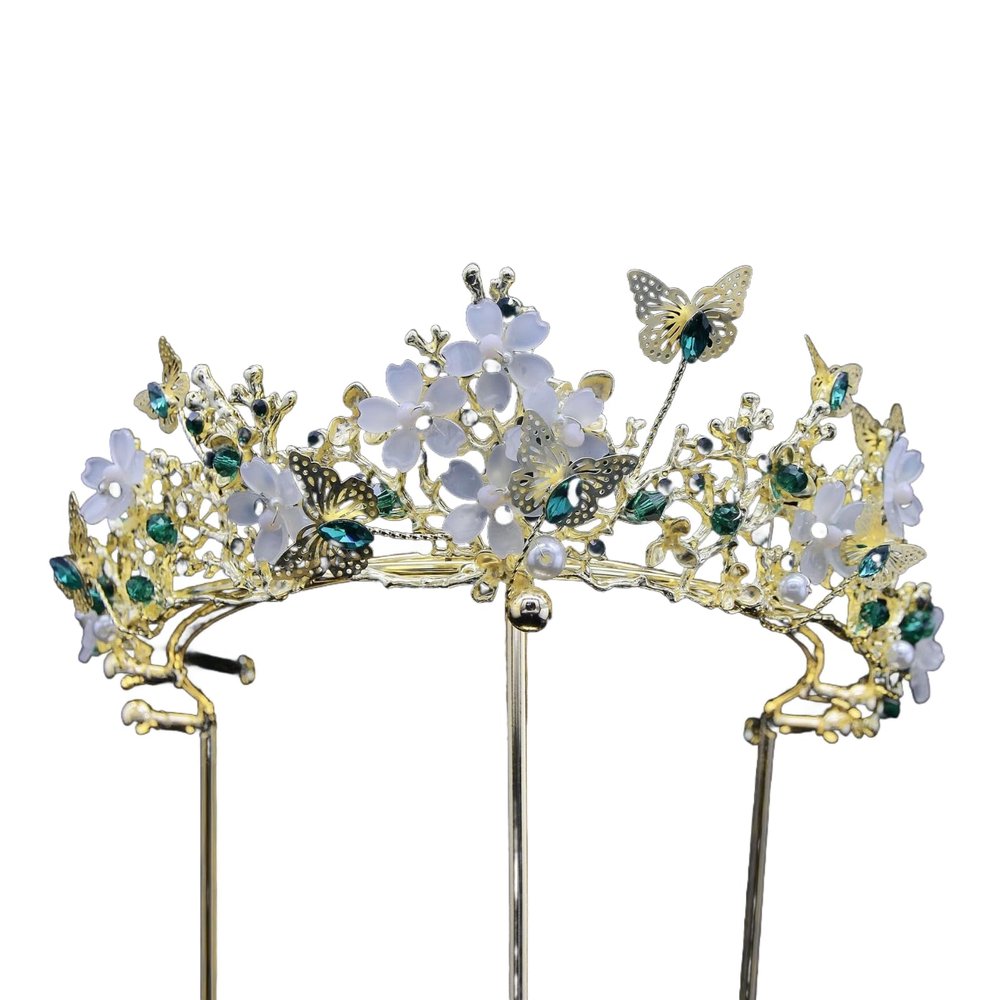 Alloy bridal crown hair accessory