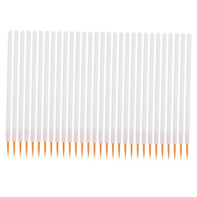 COOLHIYA 100Pcs Disposable Eyeliner Brushes Nylon Fine-tip Makeup Applicators for Women Multipurpose Cosmetic Tool for Eyebrow Eyeliner Lip Liner and Eyeshadow Application