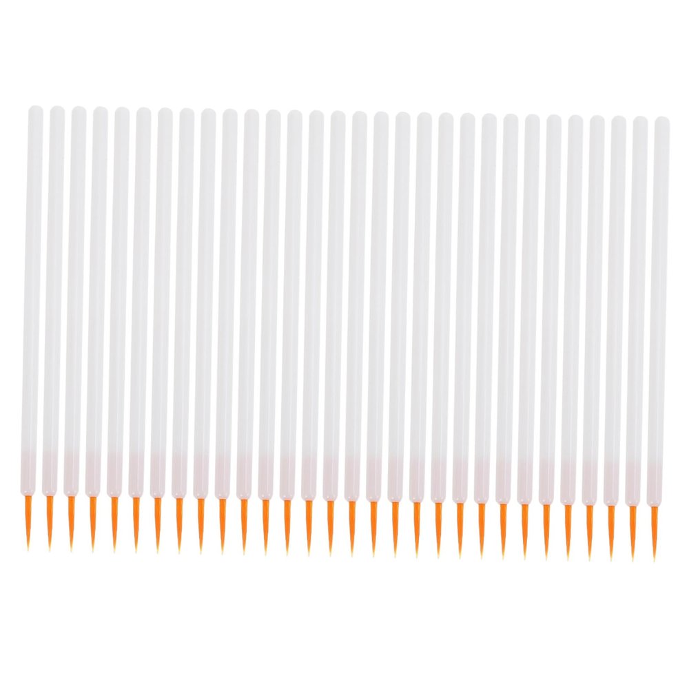 COOLHIYA 100Pcs Disposable Eyeliner Brushes Nylon Fine-tip Makeup Applicators for Women Multipurpose Cosmetic Tool for Eyebrow Eyeliner Lip Liner and Eyeshadow Application