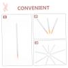 COOLHIYA 100Pcs Disposable Eyeliner Brushes Nylon Fine-tip Makeup Applicators for Women Multipurpose Cosmetic Tool for Eyebrow Eyeliner Lip Liner and Eyeshadow Application view 3