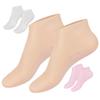 PLAFOPE 3 Pairs Moisturizing Foot Socks Elastic Exfoliating Lotion Socks for Dry Cracked Skin Foot Care Spa Supplies with Softening and Hydrating Function Reusable and Comfortable for Men view 1