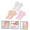PLAFOPE 3 Pairs Moisturizing Foot Socks Elastic Exfoliating Lotion Socks for Dry Cracked Skin Foot Care Spa Supplies with Softening and Hydrating Function Reusable and Comfortable for Men view 4