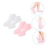 Gogogmee 2 Pairs Moisturizing Spa Socks for Cracked Heels Anti-Dryness Foot Protection for Women and Exfoliating with Breathable Design Lightweight and Portable for Travel view 4