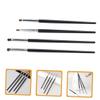 COOLHIYA 4pcs Eyeliner Brush Set for Women Fine Precision Eye Makeup Tools with Comfortable Grip Lightweight and Angled Brushes for Eyeshadow Application and Blending view 2