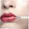 HAKIDZEL 10pcs Portable Silicone Lip Brush Kit with Lids Mini Reusable Lipstick and Lip Gloss Applicators for Gentle Blending Easy to Clean Travel-friendly Makeup Brushes for Balm and Scrub view 4