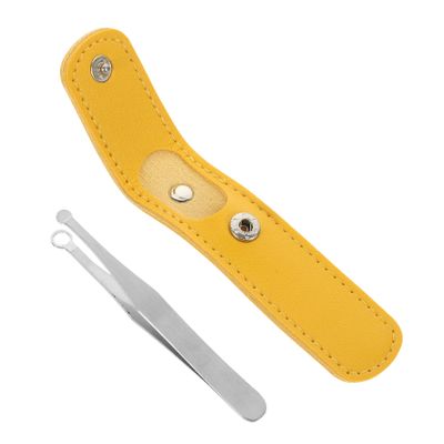 Beatifufu Portable Stainless Steel Nose Hair Trimmer Clip Practical Ergonomic Handle Precision Grooming Tool for Men and Home Use with Random Color Random Color