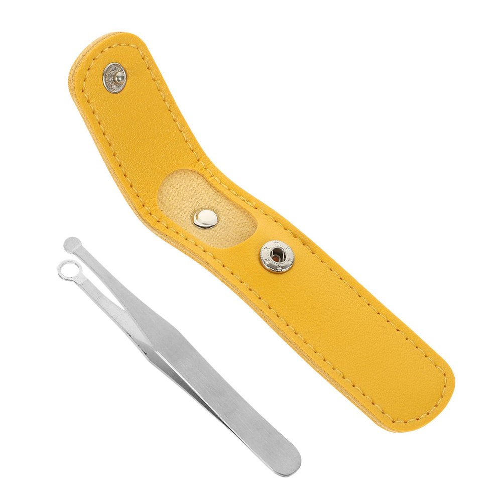 Beatifufu Portable Stainless Steel Nose Hair Trimmer Clip Practical Ergonomic Handle Precision Grooming Tool for Men and Home Use with Random Color Random Color