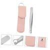 Beatifufu Portable Stainless Steel Nose Hair Trimmer Clip Practical Ergonomic Handle Precision Grooming Tool for Men and Home Use with Random Color Random Color view 3