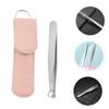 Beatifufu Portable Stainless Steel Nose Hair Trimmer Clip Practical Ergonomic Handle Precision Grooming Tool for Men and Home Use with Random Color Random Color view 4