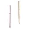 LALADEFIEE 2pcs Retractable Lip Brush with Protective Cover Flexible Synthetic Hair Lipstick Applicators for Smooth Color Application Professional Beauty Salon and Home Use Rose Gold view 1