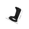 ETHZZLE Razor Stand and Shaving Brush Holder for Men Stable Base Razor Storage Organizer for Bathroom Portable Black Plastic Shaving Brush Display Stand for Home Salon Hotel Use view 2