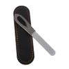 Beatifufu Dual-Sided Nail Shaper with PU Case Non-Slip Handle Grinding Nail Files for Fingernails and Toenails Portable Manicure Pedicure Tool for Home and Salon Use view 1