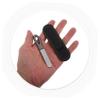 Beatifufu Dual-Sided Nail Shaper with PU Case Non-Slip Handle Grinding Nail Files for Fingernails and Toenails Portable Manicure Pedicure Tool for Home and Salon Use view 4