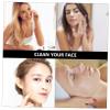 Beatifufu Long Handle Silicone Face Brush for Deep Pore Cleansing and Blackhead Removal Gentle Manual Facial Scrubber and Nose Massager for Sensitive Skin Cute Cat Paw Design in Green view 4