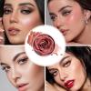3D Rose Blush  Natural Long-Lasting Blusher, Lightweight Cheek Makeup, Buildable Soft Pigment | Petal-Inspired Rouge, Ideal for Parties, Weddings, Daily Makeup, Girls and Women view 4