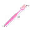 Anneome 2pcs Large Soft Bristle Body Scrubber with Handle Versatile Back Scrubber for Bathing and Exfoliating Ergonomic Shower Brush for Wet and Dry Use Extended Handle for Neck and view 2