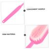 Anneome 2pcs Large Soft Bristle Body Scrubber with Handle Versatile Back Scrubber for Bathing and Exfoliating Ergonomic Shower Brush for Wet and Dry Use Extended Handle for Neck and view 3