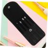BCOATH Stainless Steel Tweezers for Eyebrow Shaping and Ingrown Hair Removal Multi-purpose Precision Tools with Closed Clamp Design Grooming Kit with Black Case for Facial Hair view 4