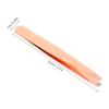 LALADEFIEE 3pcs Stainless Steel Flat Tip Tweezers for Women and Men Precision Multipurpose Facial Hair Removal Tools Portable Lightweight Grooming Kit with Stylish Rose Gold Finish view 2