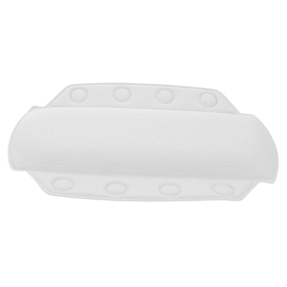 COOLHIYA Supple Bathtub Headrest Pillow with Suction Cups Non-Slip Design for Neck and Back Relief Bath Cushion Comfortable Tub Support