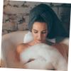 COOLHIYA Supple Bathtub Headrest Pillow with Suction Cups Non-Slip Design for Neck and Back Relief Bath Cushion Comfortable Tub Support view 4