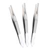 Beatifufu 3pcs Precision Stainless Steel Tweezers for Facial Hair with Storage Cases Ergonomic Grip Eyebrow Grooming and Eyelash Applicator Tool for Women and Teens view 1