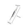 Beatifufu 3pcs Precision Stainless Steel Tweezers for Facial Hair with Storage Cases Ergonomic Grip Eyebrow Grooming and Eyelash Applicator Tool for Women and Teens view 2