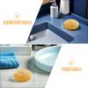 NinthAvenue Basics 4pcs Foams Shower Sponge: Body Scrubber for Exfoliating and Cleansing - Soft Reusable Honeycomb Bath Sponge - Bath Cleaning Tool for Women and Men view 4