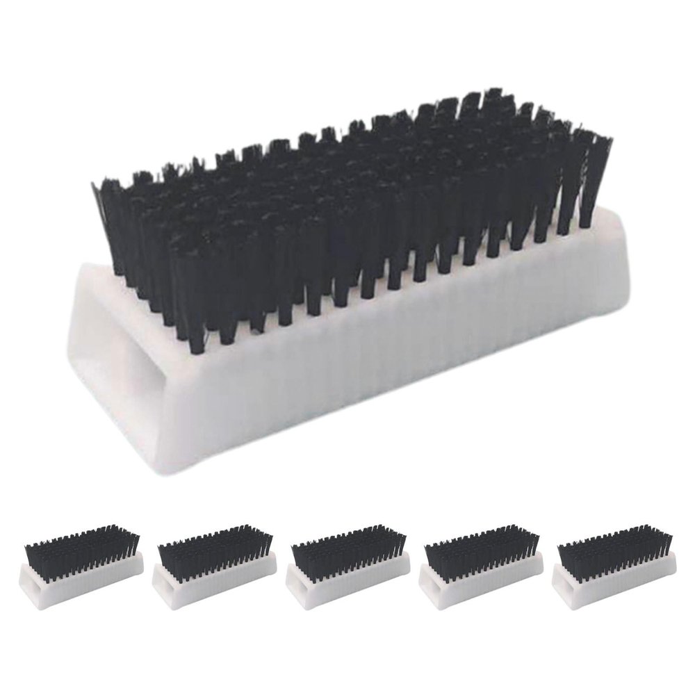 NinthAvenue Basics 6pcs Nail Brush: Plastic Nail Brush for Cleaning Fingernails Hand Scrubber for Laboratory and Surgical Use Fingernail Cleaning Tools