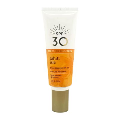 Bath and Body Tahiti Isle SPF 30 Gel-To-Oil Sunscreen Lotion | 3.5 Fl Oz