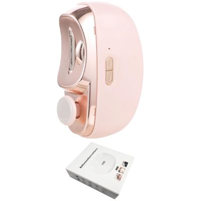 2026 New Electric Nail Clipper, Upgrade 2-in-1 Automatic Electric Nail Trimmer with Cutting and Polishing, Adjustable 2 Speeds Electric Nail Clippers for Adult Seniors and Kids (Pink)