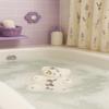 2 Bath Bomb- Teddy Bear Shape with Lavender Flowers view 3