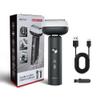 Electric Shaver for Men with Floating Arc 3-Blade, 9000 RPM, Magnetic Head, 1 Hour Fast Type-C Charging, IPX7 Waterproof, Skin-Friendly Blade for Smooth Shaving, Black view 1