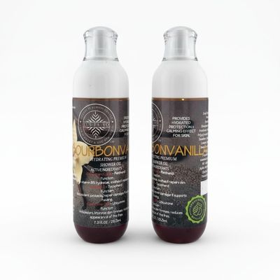 FUS-F-YO Shower oil - Bourbon-vanilla 7.21 oz , (All natural infuse with Coenzyme Q10, D-Panthenol, & Vitamin E) .....
