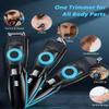 Voukad 40 Precisions Electric Beard Trimmer for Men, Mens Grooming Trimmer for Beard, Mustache, Face and Ear Hair, Multi-Series Clipper, Waterproof, USB C Charging, Soft Pouch (Purple + Black) view 3