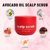 Avocado Oil Scalp Scrub, Rich in Grapefruit Extract, Grapeseed Extract, and Pumice, Natural Scrub & Dry Scalp, Gluten Free, Vegan view 2