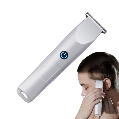 Beard Trimmer - 5W Cordless Electric Beards Trimmers | LCD Display Grooming Kit | Rechargeable T Blade Shaver, Zero Gapped Precision Cutter | Waterproof Portable Razor, Travel Barber Tool